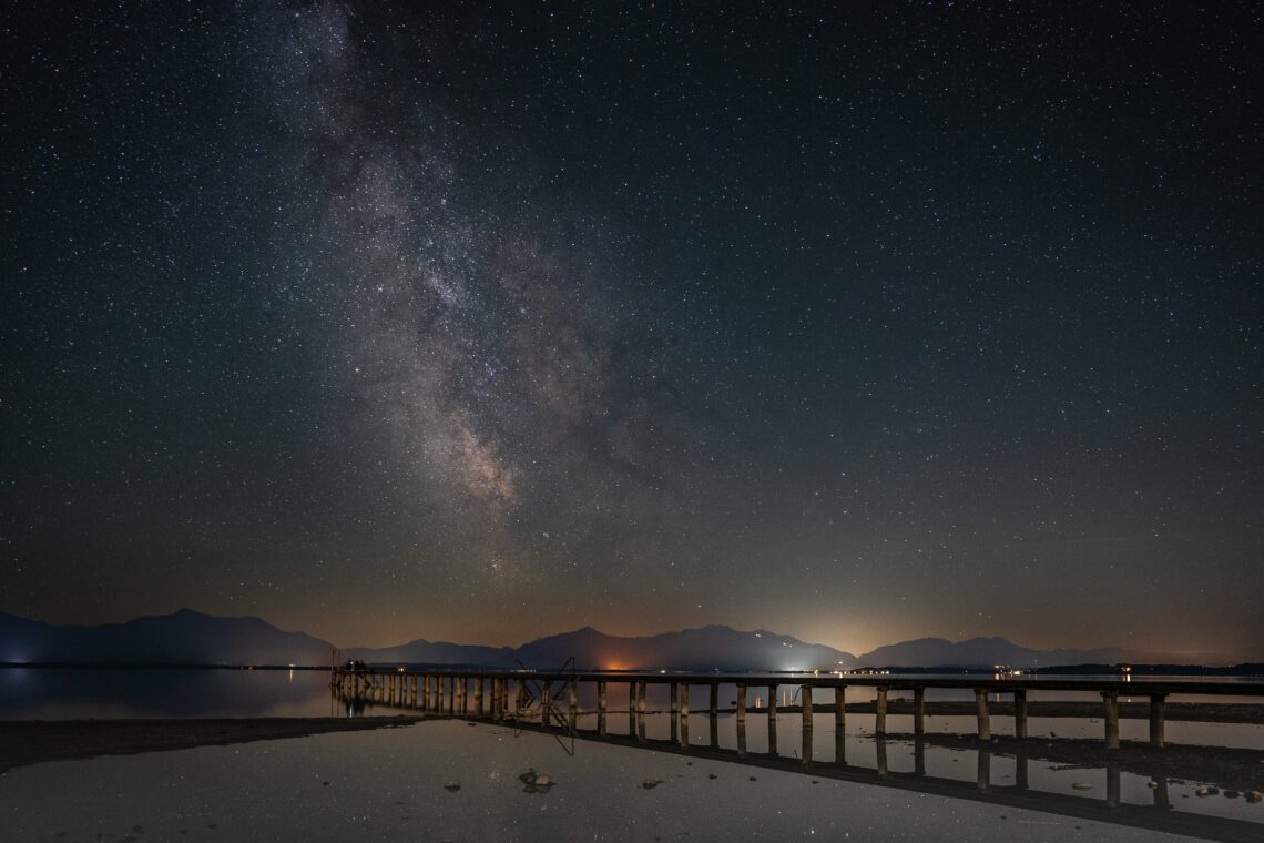 A peaceful view of the Milky Way stretching across the night sky, symbolizing clarity, self-discovery, and the freedom to live authentically without being controlled by other people's opinions.
